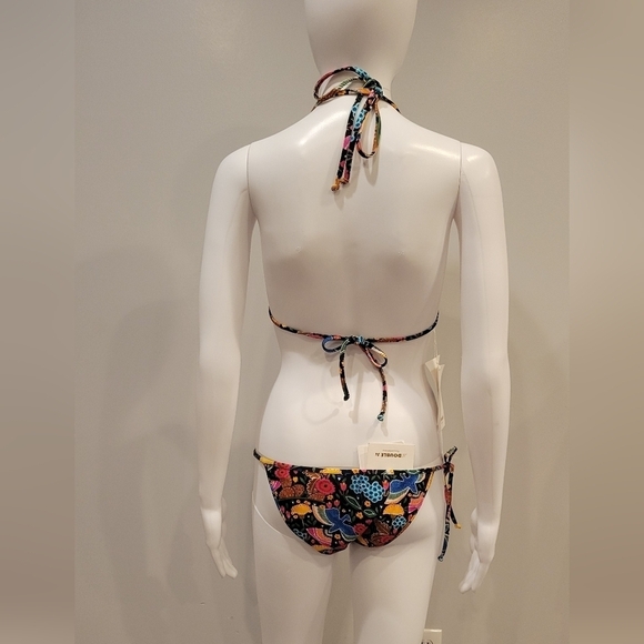 La DoubleJ, Swimsuit Colombo Piccolo Print/Bikini Set Size M Made in Italy - Picture 3 of 12
